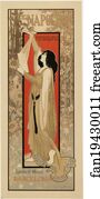 Alexandre Art Print - Affiche Espagnole Pour La "maison A. Et E. Napoléon", Photographes, À Barcelone.