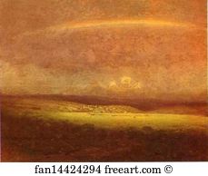 Kazan Art Print - After A Rain. Rainbow