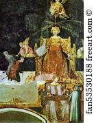 Government Art Print - Allegory Of Good Government. Detail