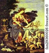 Muses Art Print - Allegory Of Music (The Muse Erato)