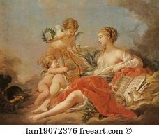 1764 Art Print - Allegory Of Music