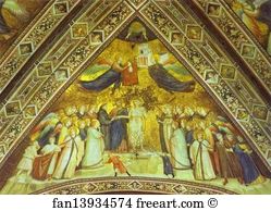 1316 19 Fresco St Francis Art Print - Allegory Of Poverty