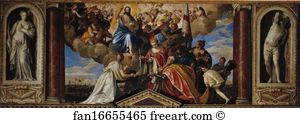Sala Art Print - Allegory Of The Battle Of Lepanto With Sebastiano Venier