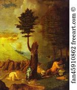 1505 Oil On Wood The National Gallery Of Art Art Print - Allegory