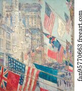 1917 Art Print - Allies Day, May 1917