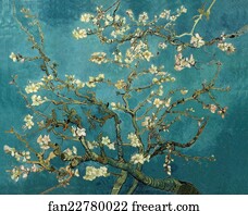 Vincent Van Gogh Art Print - Almond Blossoms