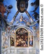 Chapel Of Eleonora Of Toledo Art Print - Altar Wall