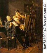 Vasily Perov Art Print - Amateur