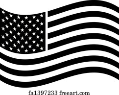 Free art print of American flag clip art | FreeArt | fa1397232