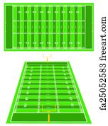 Free art print of Vector american football field | FreeArt | fa8696202