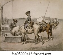 Cossack Art Print - An Amoor Cossack