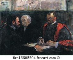 Medicine Art Print - An Examination At The Faculty Of Medicine