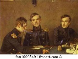 Alexander Art Print - Andrey, Grigoriy And Alexander Druzhinin