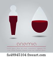 Free art print of Sickle cell anemia. Medical illustration ...