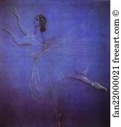 Ballet Art Print - Anna Pavlova In The Ballet Sylphide