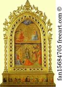 Annunciation Adoration Of The Magi Art Print - Annunciation And Adoration Of The Magi
