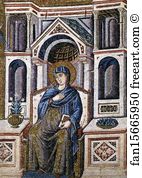 Annunciation Detail Art Print - Annunciation. Detail