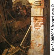 545 Art Print - Annunciation. Detail