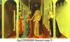 Diocesano Art Print - Annunciation. Presentation In The Temple