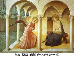 Di Art Print - Annunciation