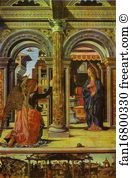 Francesco Del Cossa Art Print - Annunciation