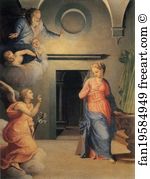 Agnolo Bronzino Art Print - Annunciation