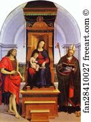  Art Print - Ansidei Madonna