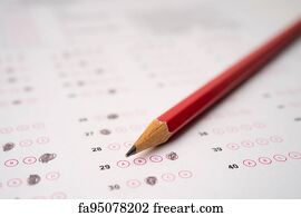 Free art print of Answer sheets with pencil drawing fill to select ...
