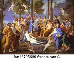 Muses Art Print - Apollo And Muses