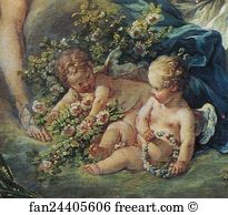 Tour Art Print - Apollo Reveals His Divinity To The Shepherdess Issé. Detail