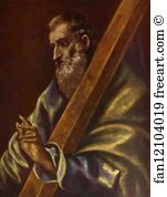 St Andrew Art Print - Apostle St Andrew