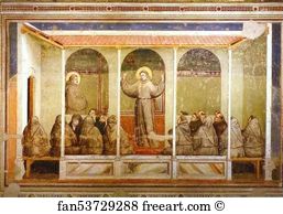 Church Of Santa Croce Art Print - Apparition At Arles
