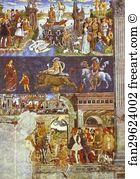 Francesco Del Cossa Art Print - "april" From The Cycle Of The Months