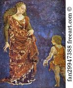 1470s Fresco Palazzo Schifanoia Art Print - April