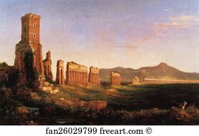 1832 Art Print - Aqueduct Near Rome