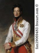 Archduke Charles Of Austria Art Print - Archduke Charles Of Austria. Detail