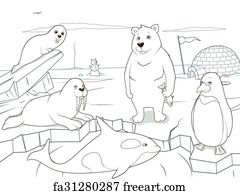 42 Arctic Animals Coloring Book HD 42 Arctic Animals Coloring Book HD