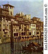 Arno Art Print - Arno In Florence. Detail