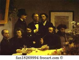 Around Art Print - Around The Table