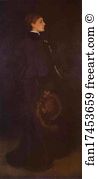 Rosa Art Print - Arrangement In Brown And Black: Portrait Of Miss Rosa Corder