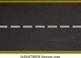 Free art print of Asphalt texture with road markings background ...