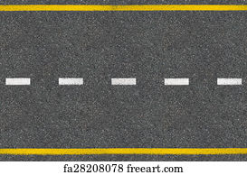 Free art print of Asphalt highway with road markings background ...