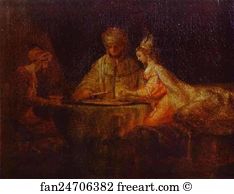 Assuerus Art Print - Assuerus, Haman And Esther