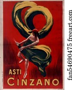 1910 Art Print - Asti Cinzano (Ca. 1910)