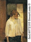 Rosa Art Print - At Montrouge (Rosa La Rouge)