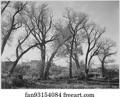 New Mexico Art Print - At Taos Pueblo [National Historic Landmark]. New Mexico. Photographs Of National Parks And Monuments, Compiled 1941 - 1942, Documenting The Period Ca. 1933 - 1942.