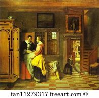 Linen Art Print - At The Linen Closet