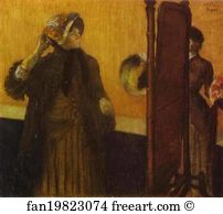 The Milliner Art Print - At The Milliner's