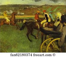 Race Art Print - At The Races, Amateur Jockeys