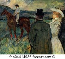 53 Art Print - At The Races